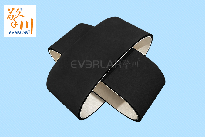 PVC加導條黑色EVA棉輸送帶耐酸堿減震電子行業精密元件傳輸皮帶定制